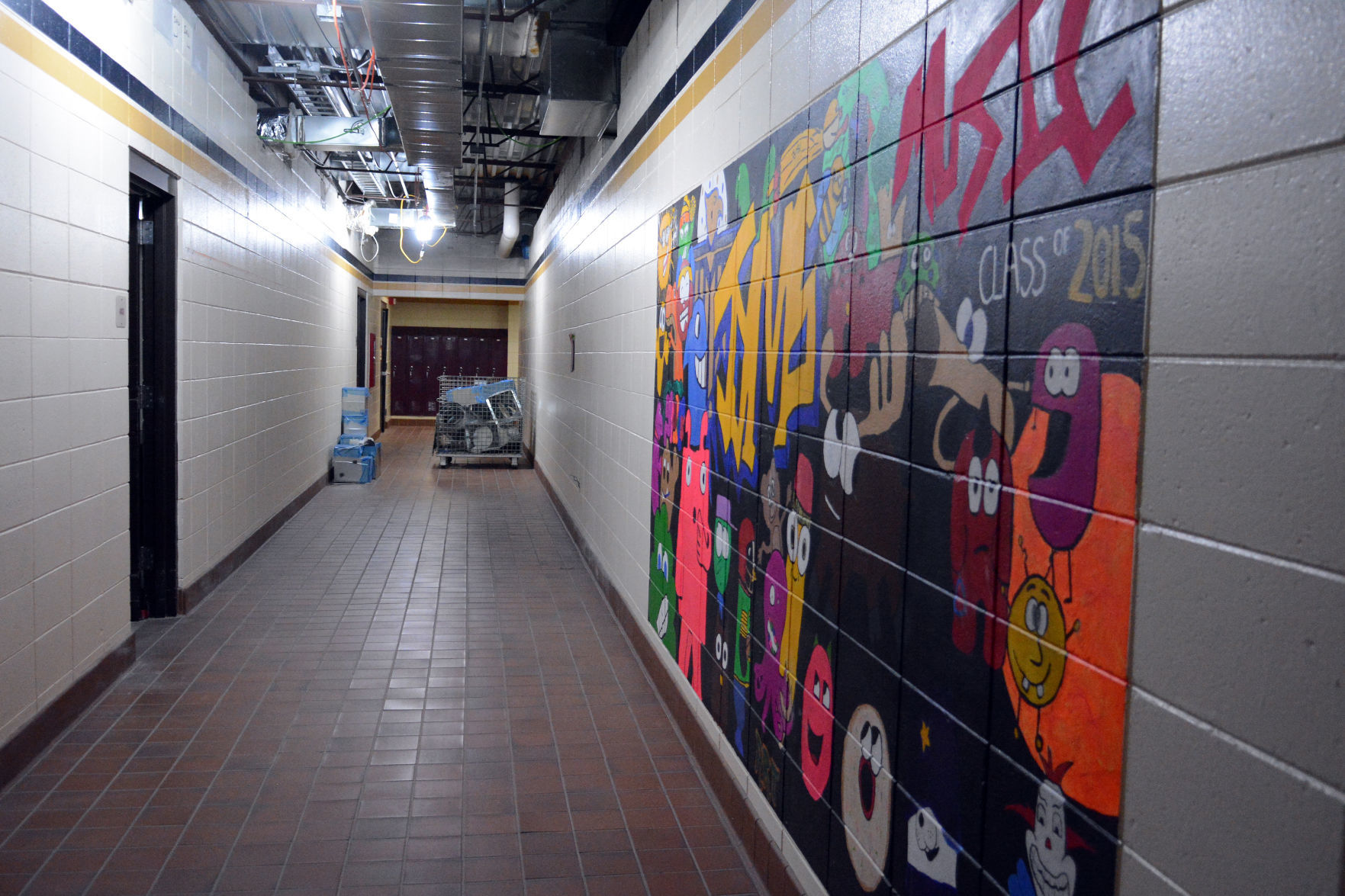 Baraboo middle school construction tour, June 23, 2020